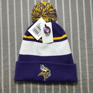 Minnesota Vikings Hat Beanie One Size NFL Football Knit Team Apparel